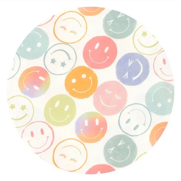 Little Sleepies Multicolor Emojis Smiley Face Flutter Dress NIB size 10 - Picture 5 of 6